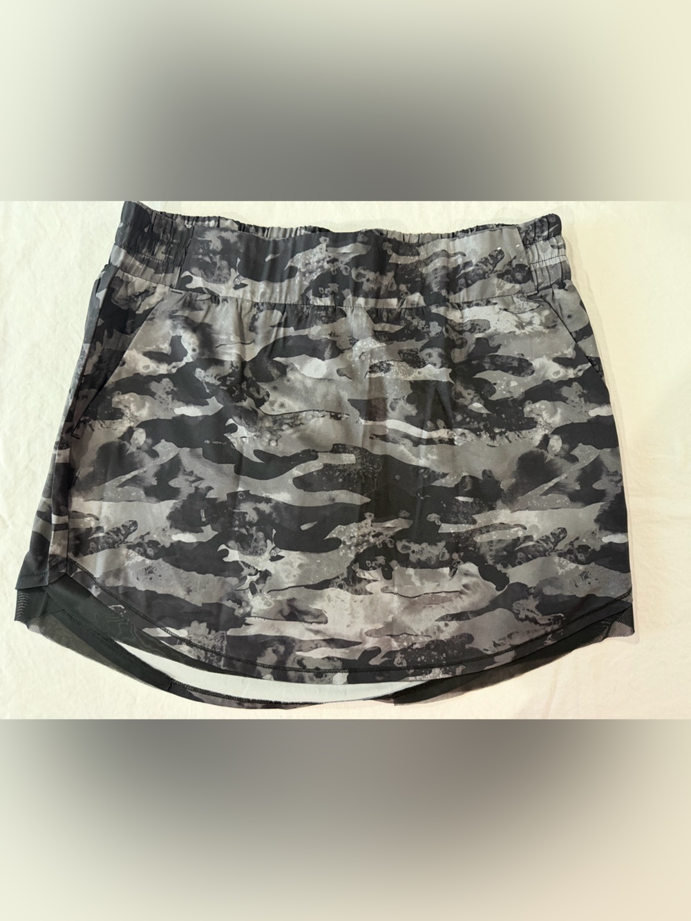 RBX Black/Gray Abstract Mini Skort